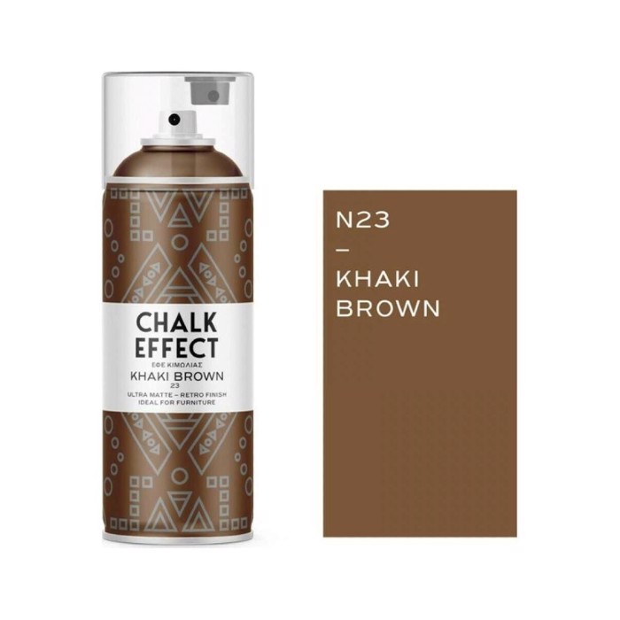 Xroma Kimolias se Spray Chalk Effect Khaki Brown No 23, 400ml